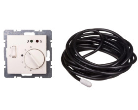 Regulator temperatury z łącznikiem 250V 10A 10C IP20 kremowy 20348982