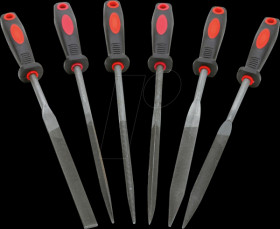 207695 Assortment of files, needle files II, six pieces