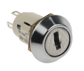 Wyłącznik kluczykowy, SP-CO, 1 A przy 24 V AC/115 V AC 2-Way, -20 → +65°C