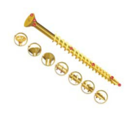 Wkręt do drewna Stalowe 5mm typ Countersunk UNIFIX VORTEX