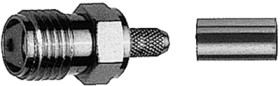 SMA panel socket 50 Ω, RG-174/U, RG-188A/U, RG-316/U, straight, 100027650