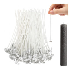 Knot Do Świecy Z Blaszką 20cm 100szt Knoty Świec DIY