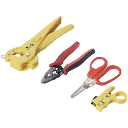 Toolcraft TO-9621810 Fibre Optic Tool: Cutter Stripper Shears Adjustable