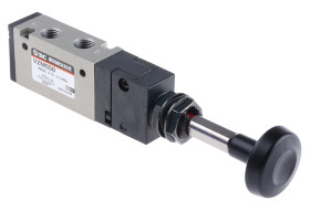 Zawór regulacyjny pneumatyczny 5/2 z przyciskiem Rc 1/8 SMC 1/8in 5/2 portowy