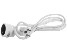 Przedłużacz ECONOMIC 1-gniazdo z/u 2m /H05VV-F 3x1/ EPS-102