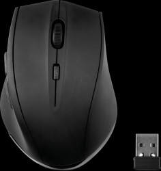 SL-6343-RRBK Wireless Mouse, ergonomic, black