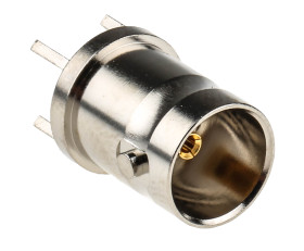 Złącze koncentryczne Montaż na płytce drukowanej Żeński 75Ω typ złącza Złącze BNC 0 to 1GHz Przepust