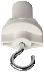 Element systemu szynowego wysokonapięciowego - Szyna prądowa Deko Light D Line Schilderhaken 3-fazowy 710060, biały