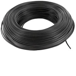 econ connect ZKL014SW100 Strand 2x0.14 mm² Black 100 m Pack