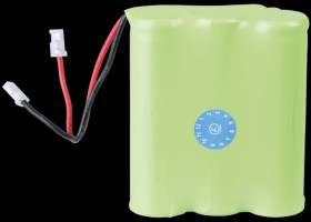 Cordless phone battery, NiMH, 3,6 V, 600 mAh