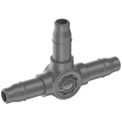 GARDENA 13211-20 Micro-Drip T-piece 4.6mm Ideal for Plant Branching