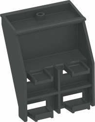 Załącznik Flexkanal f.Desbox OBO Bettermann, 6116991, czarny, (D x S) 48 mm x 32 mm