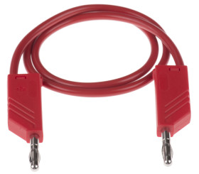 934061101, PVC, 32A, 60V dc, kolor: Czerwony, dł. 500mm, -15→ +70 °C., Hirschmann Test & Measurement