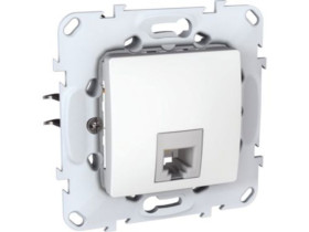 UNICA Gniazdo telefoniczne RJ12 biel polarna MGU50.497.18Z SCHNEIDER ELECTRIC