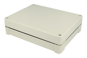 Obudowa; uniwersalna; ZP240.190.60SJ TM ABS; ABS; 240mm; 191,3mm; 61,7mm; IP67; jasnoszary; z uszczelką wylewaną i tulejkami mos