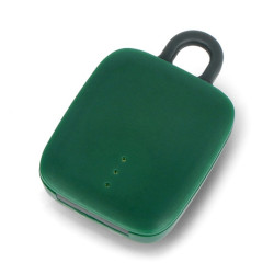 NotiOne go! ECO - wersja SLIM - lokalizator Bluetooth z buzzerem i przyciskiem - zielony