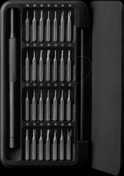 QWLSD009 Precision screwdriver with bits, 28 pcs.