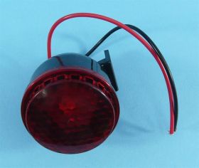 BUZZER 5-24V 120dB 50x37mm RED 6-TONÓW