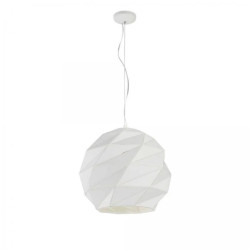 Stylowa lampa REUS biała elegancja zawarta w metalu gwint E27 LP-8069/1P L WH Light Prestige