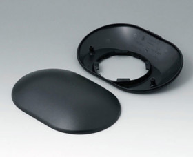 ABS enclosure, (L x W x H) 160 x 110 x 41 mm, black (RAL 9005), B5015309