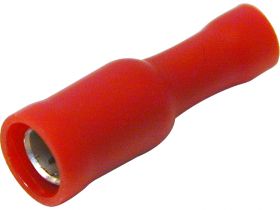 Konektor rurkowy żeński - czerwony