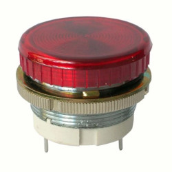 Lampka D30 24V-230V czerwona W0-LDW-D30H C