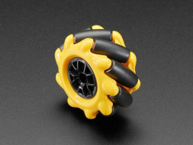 Adafruit Left Mecanum Wheel - 48mm Diameter - TT Motor or Cross Axle