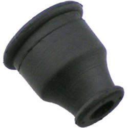Cable grommet, cable Ø 6.5 to 14 mm, L 24 mm, neoprene, black, 02540052010