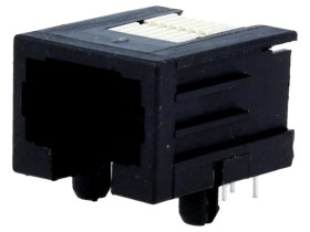 Gniazdo RJ45 8-pin Kat 3 niskoprofilowe Układ 8p8c na PCB 215877-1