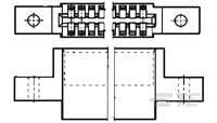 Obudowa złącza Obudowa TE Connectivity do użytku z: Złącze PCB