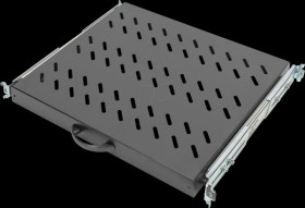 DN-19 TRAY-2-600-SW 19" shelf, 1U, black