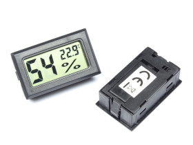 Higrometr panelowy LCD z termometrem