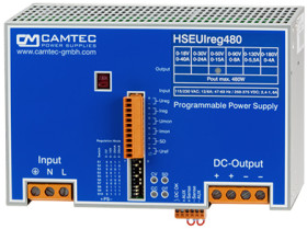 Power supply, programmable, 0 to 30 VDC, 30 A (0 to 30 A), 480 W, HSEUIREG04801.030PS