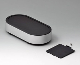 Aluminum enclosure, (L x W x H) 169 x 74 x 40 mm, black (RAL 9005), IP40, EO183059