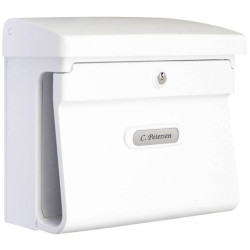 Burg W&#xE4;chter 12590 Bremen Letterbox White Plastic Durable Weather-Resistant
