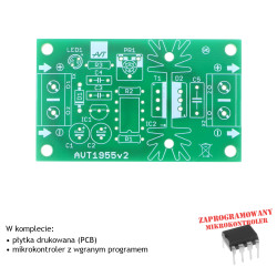 Soft start do silników DC, PCB i mikroprocesor do projektu AVT1955