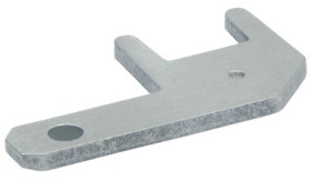 Faston plug, 2.8 x 0.8 mm, L 13.4 mm, uninsulated, angled, 2025