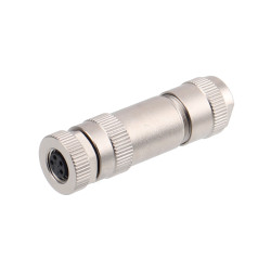 Przemysłowe złącza okrągłe 4-pinowe M8, kablowe Wtyczka RS PRO