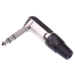 6.35mm Stereo Right Angle Jack Plug FM1098
