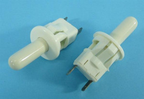 PBS-19B2W 5A/250V PRZYCISK ZWIERNY BIAŁY