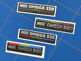 MSX Omega 520 Sticker set