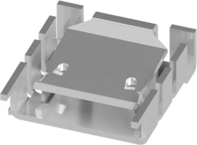 Clip-on heatsink, (L x W x H) 29.4 x 25 x 8.3 mm, 18 K/W, solderable surface, 10034989