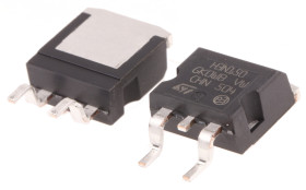 MOSFET N-kanałowy 2,5 A H2PAK-2 1500 V SMD Pojedynczy 140 W 9 Ω