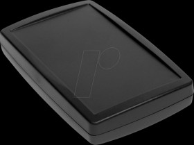 Hand-held housing, 151 x 93 x 26 mm, IP53, black