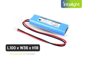 Pakiet akumulatorów LiFePO4 12,8V 1000mAh do oprawy WARS 3W 2H / PRIMUS LED HP 3W 2h - L100 x W36 x H18 / 96088