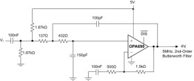 Wideband voltage-feedback operational amplifier with disable