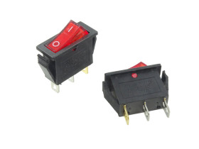 Przełącznik QY603-101 230V AC podświetlany ON-OFF