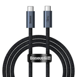 Kabel przewód USB-C PD USB4 100cm Baseus Flash Series CASS010014 100W szybka transmisja danych 40Gbps 8K