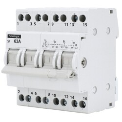 Przełącznik TH35/4 1-0-2 63A Schelinger 3863 SF