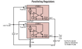 Parallelable 1.1A Adjustable Single Resistor Low Dropout Regulator